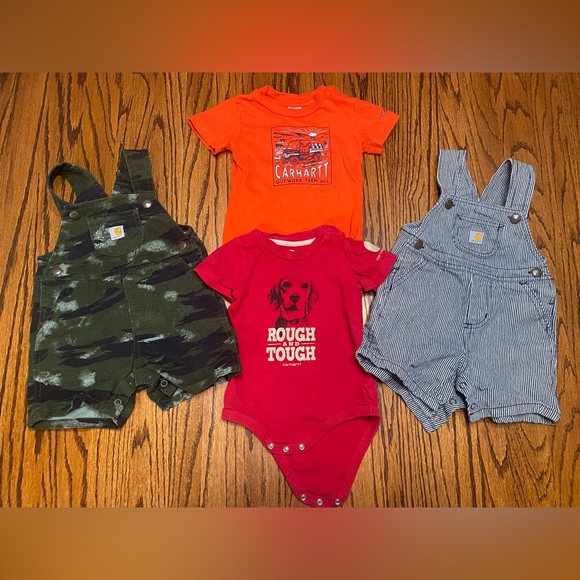 Carhartt Baby Boy 4 Piece Bundle 12 months - Picture 1 of 6